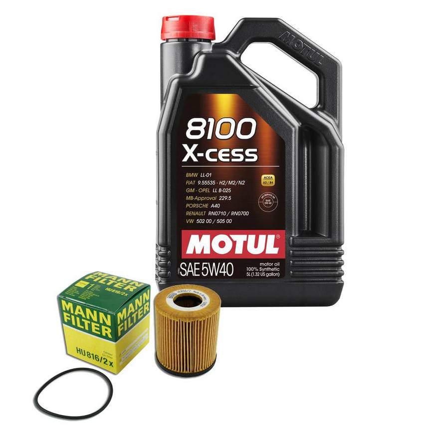 Mini Engine Oil Change Kit - 11427512446 (5W-40) (X-CESS 8100)